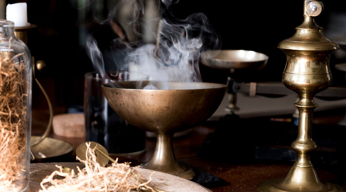 Charcoal Incense Burning